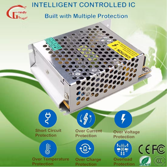 High Performance CV Enclosed Type Nes-75-24 75W 24V 3.2A AC to DC Power Supply for Access Control