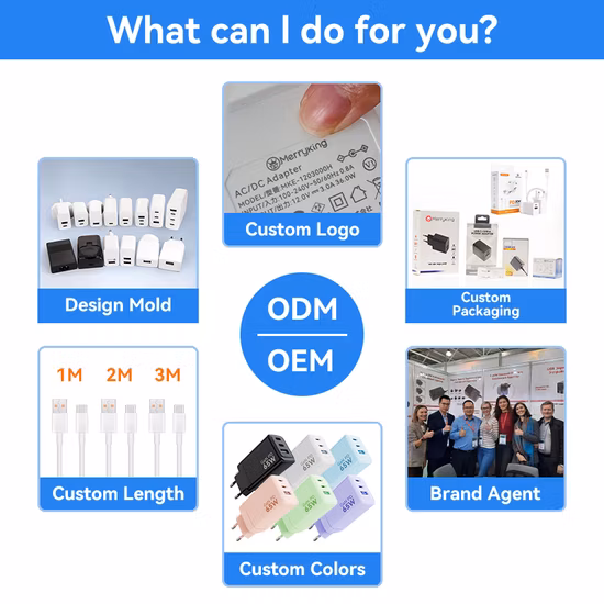 Merryking USB-Netzteil, AC, DC, 5 V, 2 A, 2,1 A, Einzel-/Dual-Port-USB-Ladegerät für Mobiltelefone